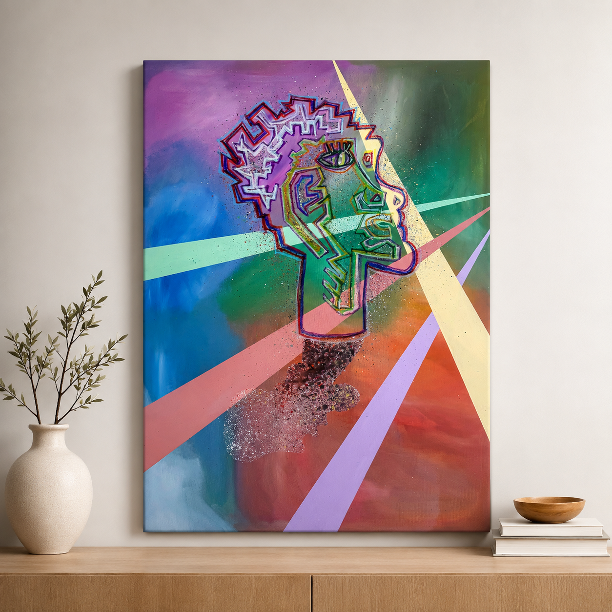 "UNIVERSE MEETS HEAD"